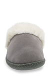 Sorel Nakiska Ii Faux Shearling Lined Slide Slipper In Quarry Grill