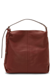 Vince Camuto Corin Leather Hobo In Bordeaux Bite Multi