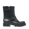 Jimmy Choo Yael Rubber Boots In Black