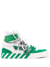 OFF-WHITE VULCANIZED HIGH-TOP SNEAKERS