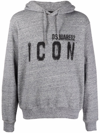 Dsquared2 Man Sweatshirt Grey Size L Cotton In Grey