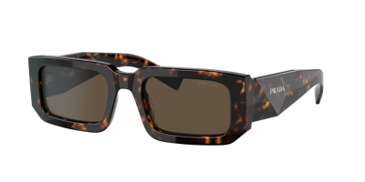 Prada Man Sunglasses Pr 06ys In Dark Brown