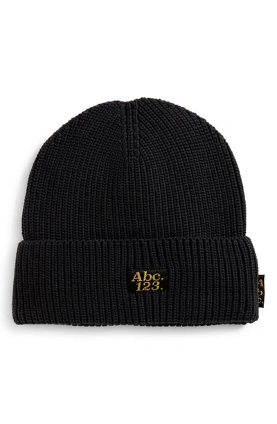 Advisory Board Crystals Abc. 123. Cotton Beanie In Anthracite