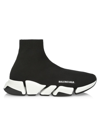 Balenciaga Speed 2.0 Lt Sneakers In Black White Black