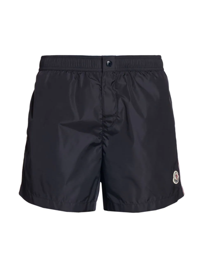 Moncler 尼龙科技织物泳裤 In Black