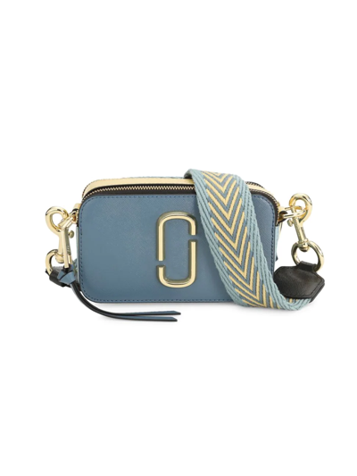 Marc Jacobs The Snapshot Coated Leather Camera Bag In Mirage