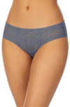 Dkny Modern Lace Hipster Panties In Vintage Blue