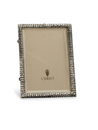L'objet Scales Platinum-plated Picture Frame, 8x10"