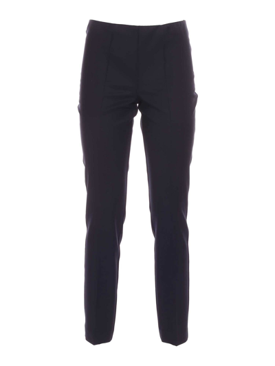 P.a.r.o.s.h . Tailored Straight Leg Trousers In Blue