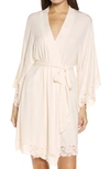 Eberjey Naya Mademoiselle Cream Stretch-modal Robe