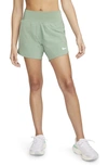 Nike Eclipse Running Shorts In Jade Smoke