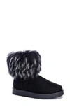 Dirty Laundry Sugar Hill Faux Fur Cuff Boot In Black