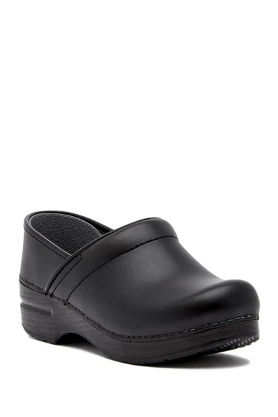 Dansko Professional Black Leather Clog