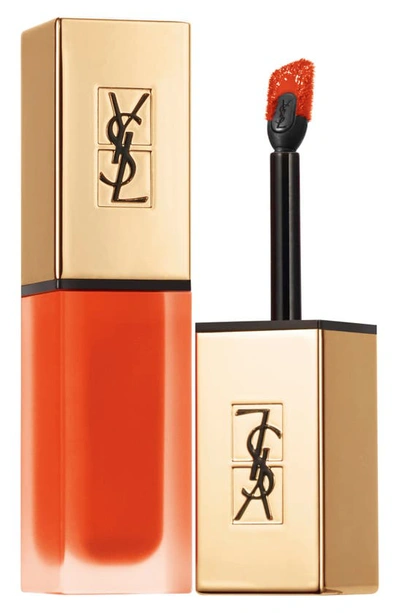 Saint Laurent Tatouage Couture Liquid Matte Lip Stain In 38 Chili Spirit