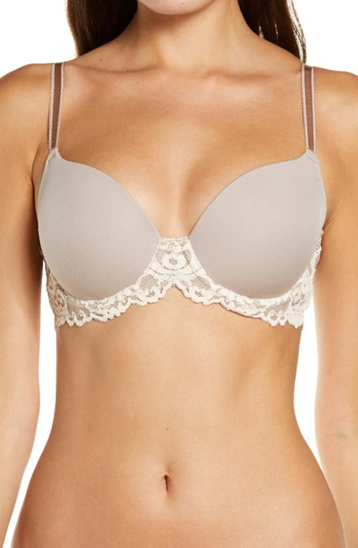 Wacoal Women's Instant Icon Contour Bra 853322 In Cafe Au Lait