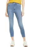 MADEWELL 10" HIGH RISE SKINNY CROP JEANS,MD621