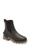 Sorel Brex™ Waterproof Chelsea Boot In Dark Moss Sage