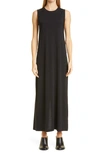 Atm Anthony Thomas Melillo Classic Sleeveless Jersey Maxi Dress In Black