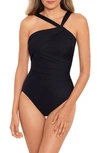 Miraclesuitr Rock Solid Europa One-piece Swimsuit In Black