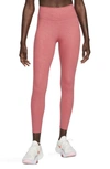 Nike High Waist Ankle Length Leggings In Pink