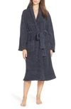 Barefoot Dreamsr Barefoot Dreams(r) Cozychic(r) Unisex Robe In He Indigo-pacific Blue