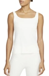 Nike Yoga Luxe Women's Shelf-bra Tank In Sail,white