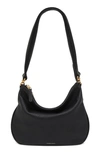 Mansur Gavriel Mini Swing Leather Shoulder Bag In Black