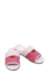 Revitalign Juniper Faux Shearling Orthotic Slide Sandal In Pink