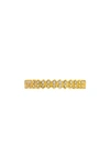 Sethi Couture Abacus Diamond Band Ring In Yellow