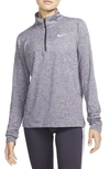 Nike Element Half Zip Pullover In Cave Purple/ Indigo / Htr