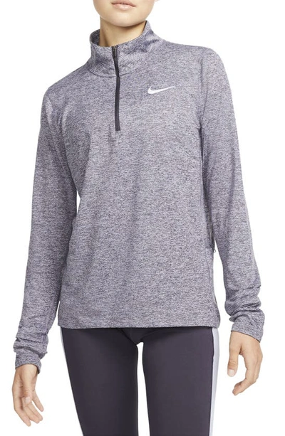 Nike Element Half Zip Pullover In Cave Purple/ Indigo / Htr