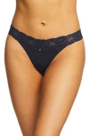 Montelle Intimates Lace Thong In Shadow