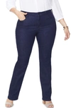 Nydj Straight Wonderland On Crop Jean In Blue