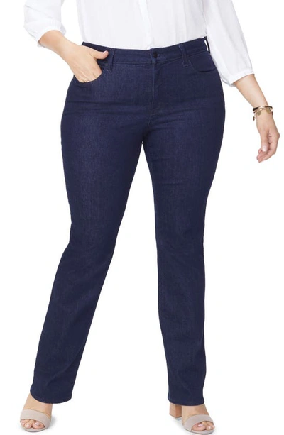 Nydj Straight Wonderland On Crop Jean In Blue