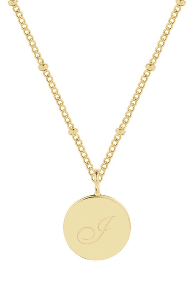 Brook & York Lizzie Initial Pendant Necklace In Gold I