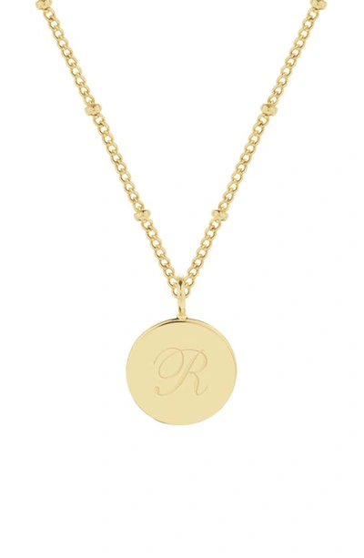 Brook & York Lizzie Initial Pendant Necklace In Gold R