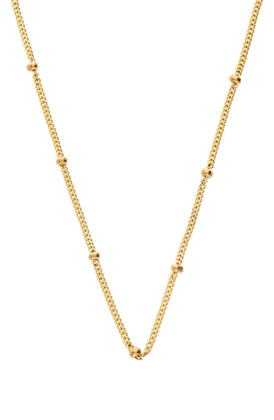 Sethi Couture Bead Station Chain In Yellow