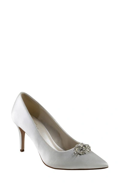 Paradox London Pink Giselle Pointed Toe Pump In Ivory