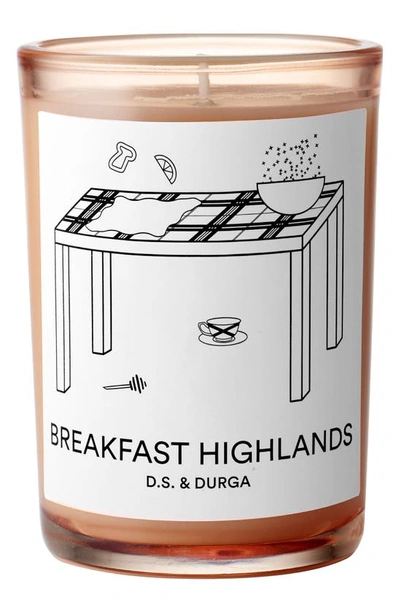 D.s. & Durga Unisex Breakfast Highlands 7 oz Scented Candle 793869614753 In N/a