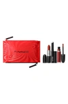 Mac Cosmetics Best Kept Secret Lip Set Usd $68 Value In Chili