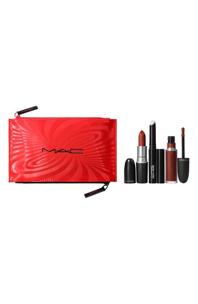 Mac Cosmetics Best Kept Secret Lip Set Usd $68 Value In Marrakesh