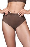 Item M6 All Mesh Brazilian Thong In Cacao