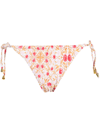 REBECCA VALLANCE CATANIA FLORAL-PRINT BIKINI BRIEFS