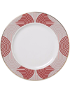 La Doublej Charger Plate In Slinky Rosso