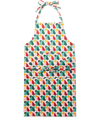 La Doublej All-over Graphic Print Apron In Green