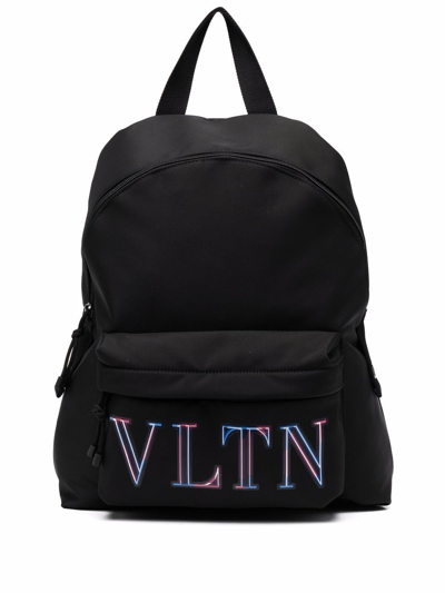 Valentino Garavani Backpack Vltn Ecolab In Anthracite/black