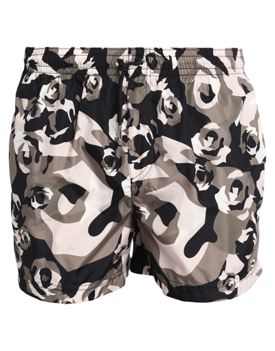 Les Hommes Swim Trunks In Green