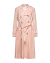 RED VALENTINO RED VALENTINO WOMAN OVERCOAT & TRENCH COAT PINK SIZE 6 POLYESTER,16077223RK 3