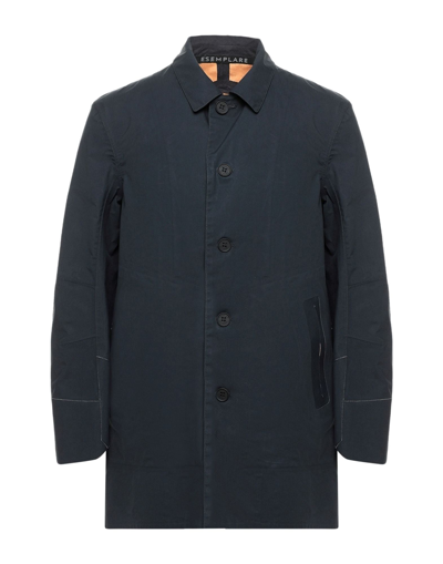 Esemplare Overcoats In Blue