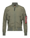 Alpha Industries Jackets In Sage Green